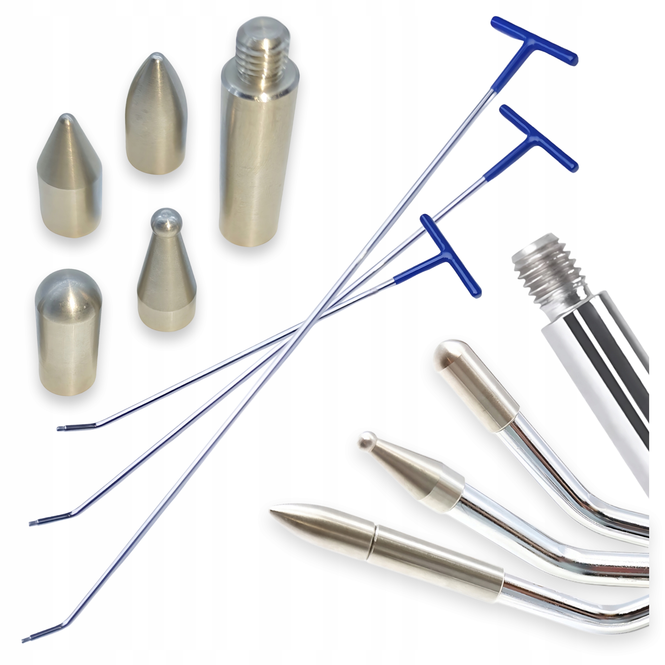 Dráty pdr na vyměnitelné hlavice 3 ks Sada pro vytahování promáčklin