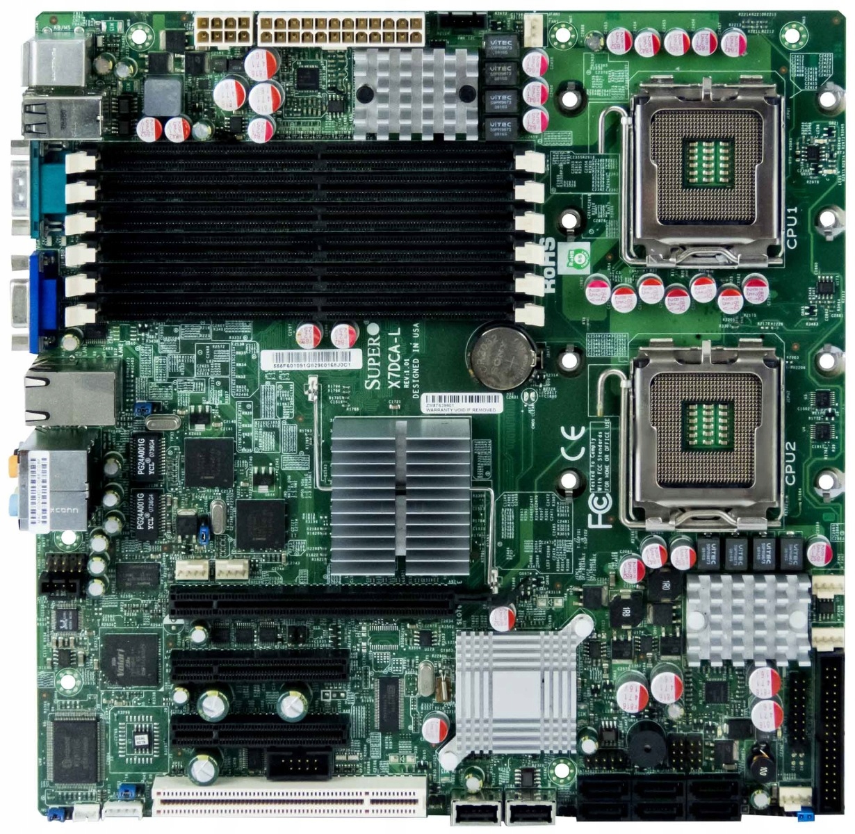 Supermicro X7DCA-L Dual LGA771 DDR2 PCIe Audio