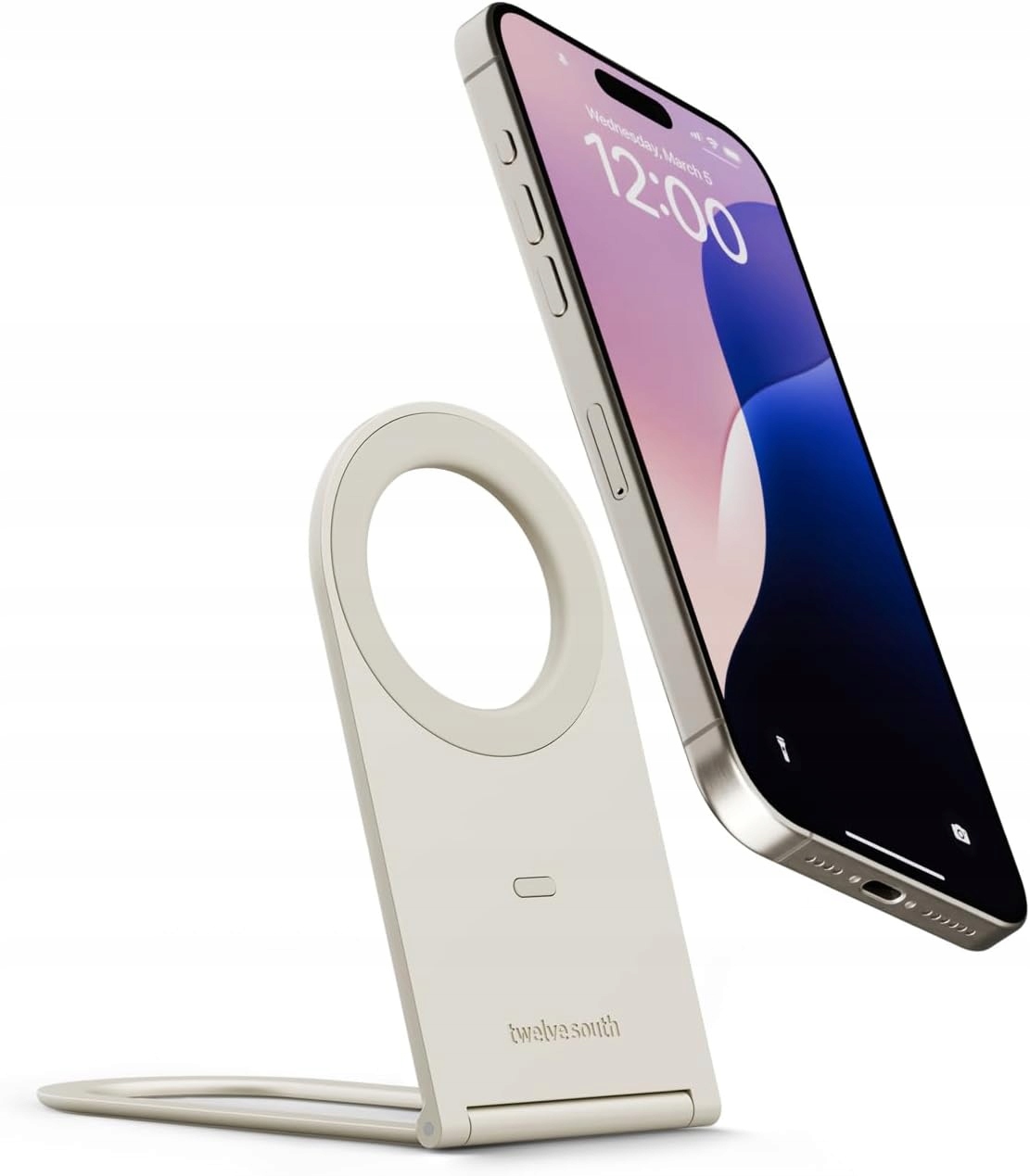 Twelve South Curve Nano stojan na stůl MagSafe pro iPhone