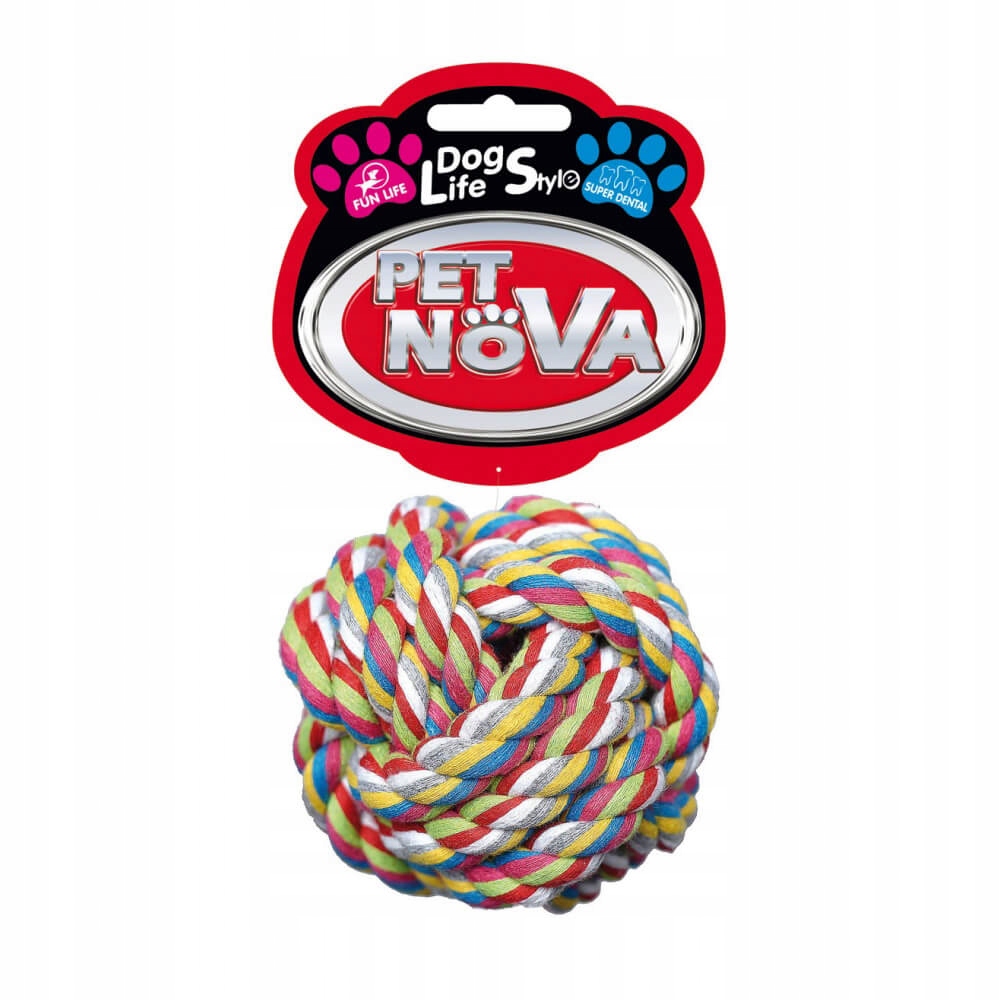 

Pet Nova Piłka sznurkowa z bawełny 9 cm