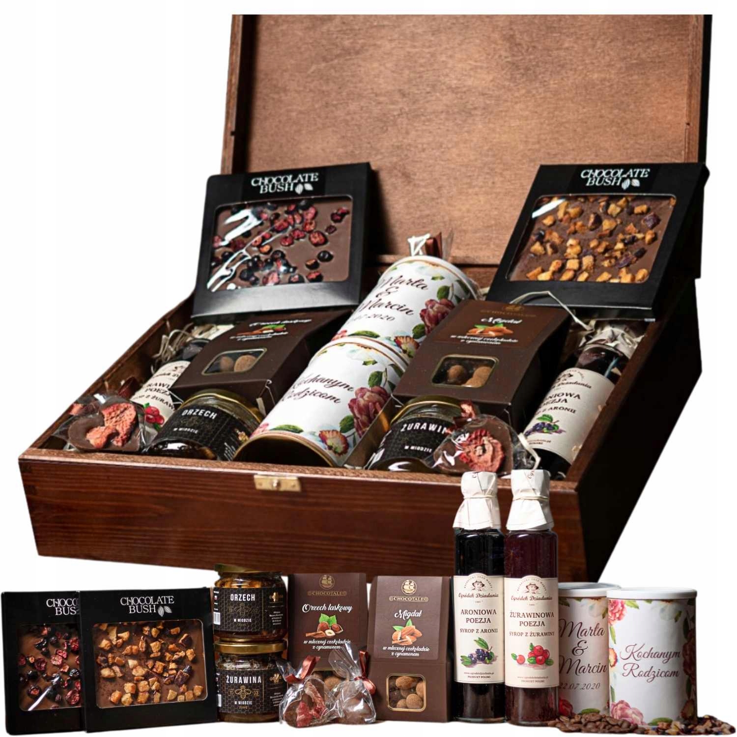 Levně Dárková Krabička Velký Dárek Deluxe Set Čaj Káva Narozeniny Svatba