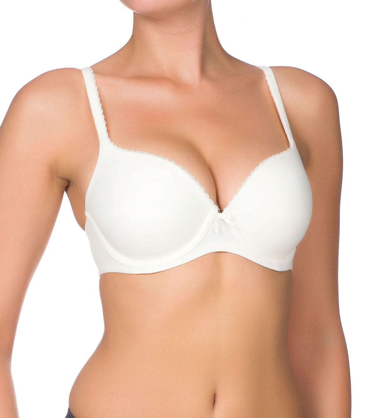 Biustonosz Triumph Perfectly Soft Whp 85e;kremowy