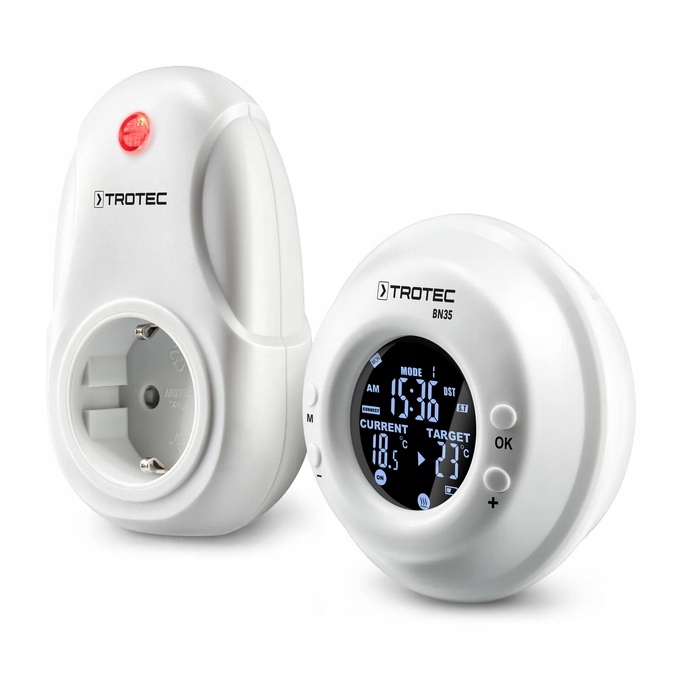 Termostat radiowy programator czasowy TROTEC BN35 Marka Trotec
