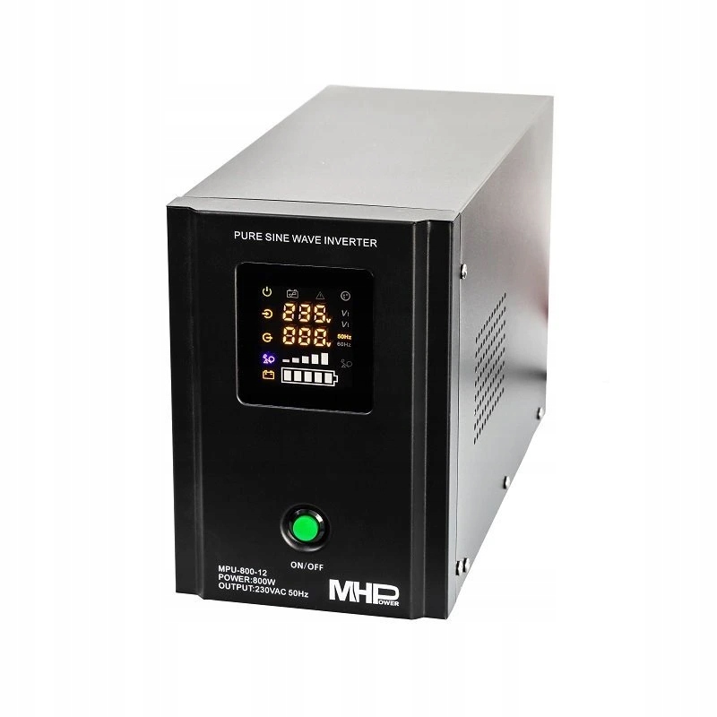 Záložní zdroj MHPower MPU-800-12, Ups, 800W, čistý sinus, 12V