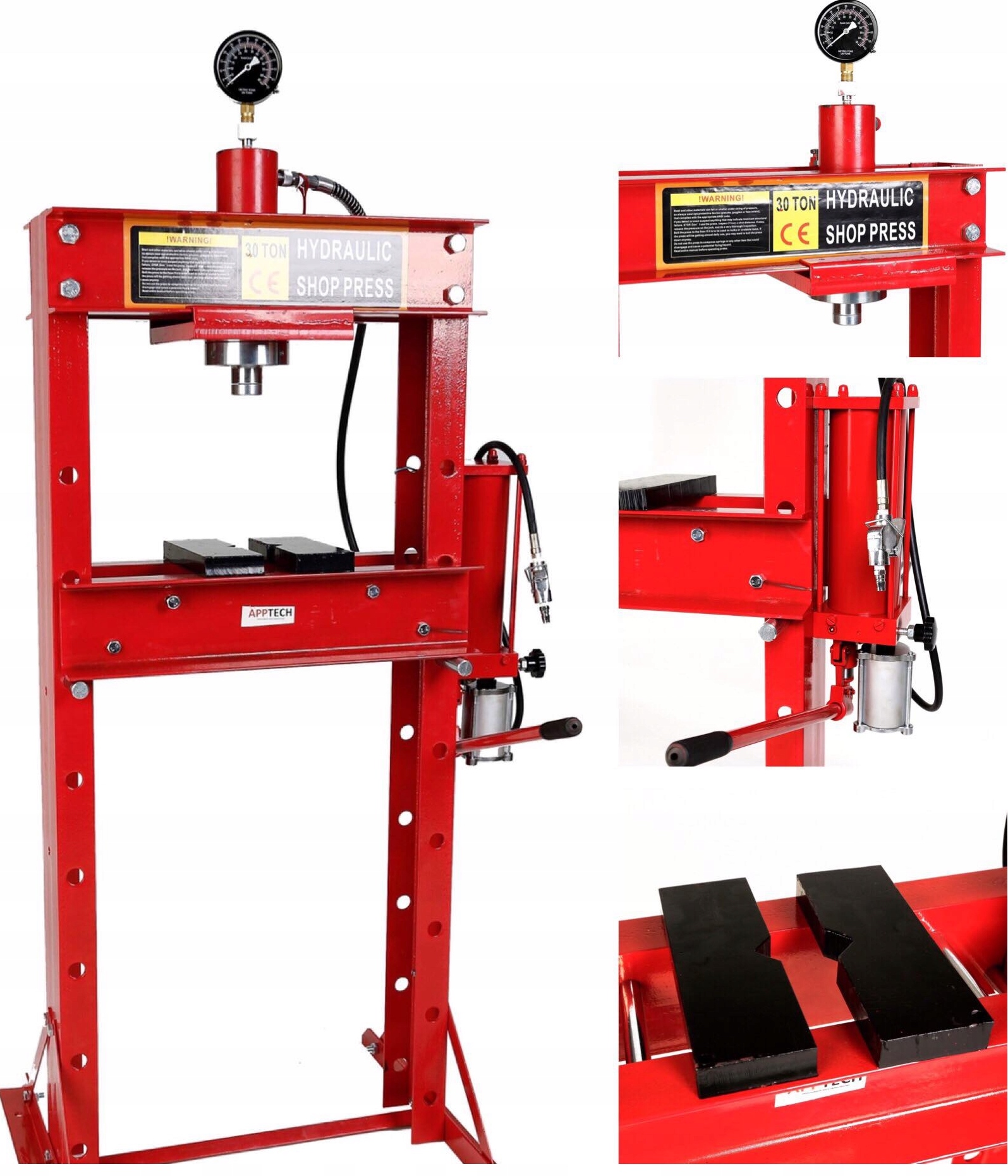 Prasa 30T Hydrauliczno-Pneumatyczna MOCNA SOLIDN89