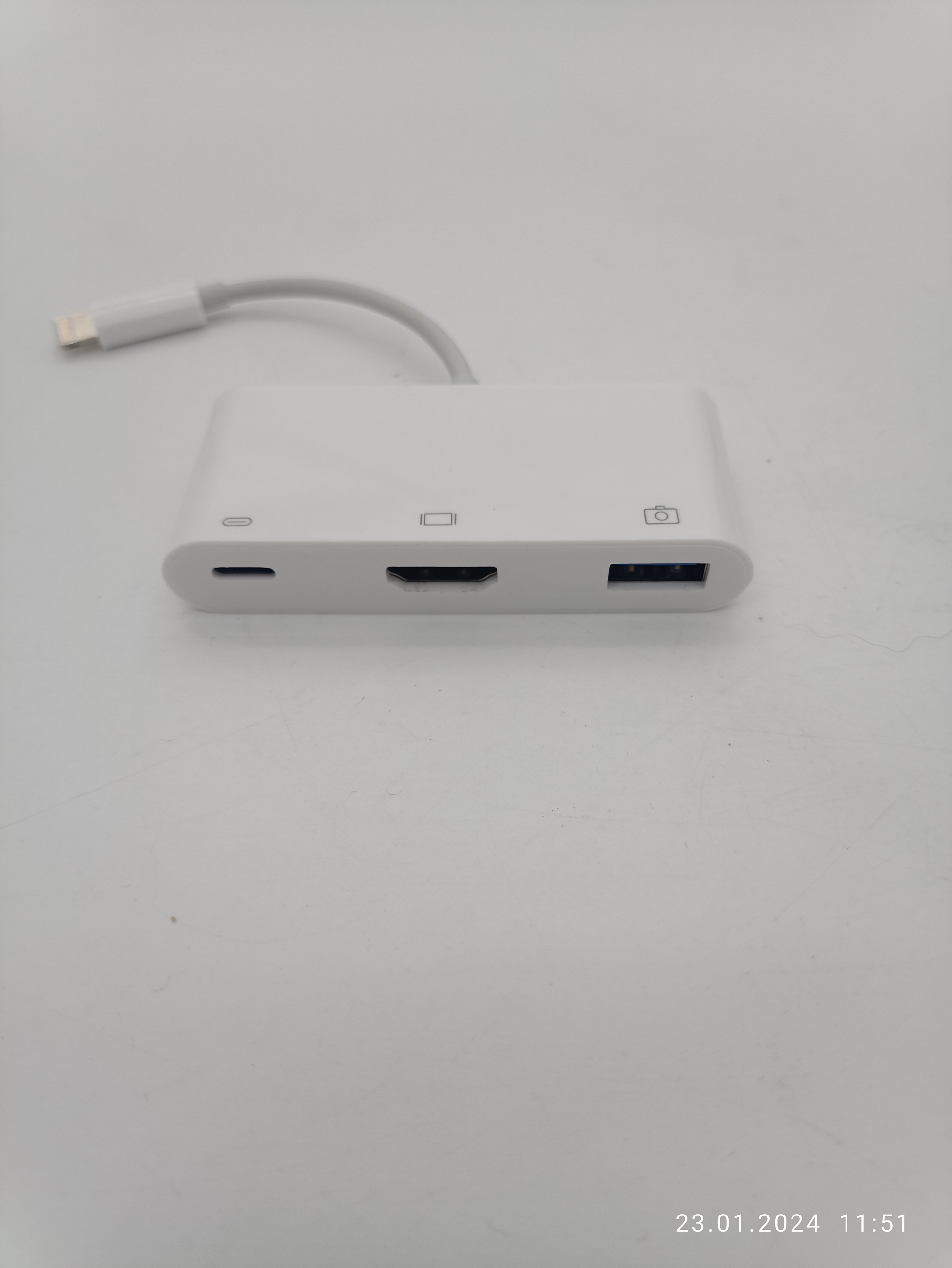 3w1 ADAPTER PRZEJCIÓWKA Lighting HDMI USB OTG Kod producenta THT-020