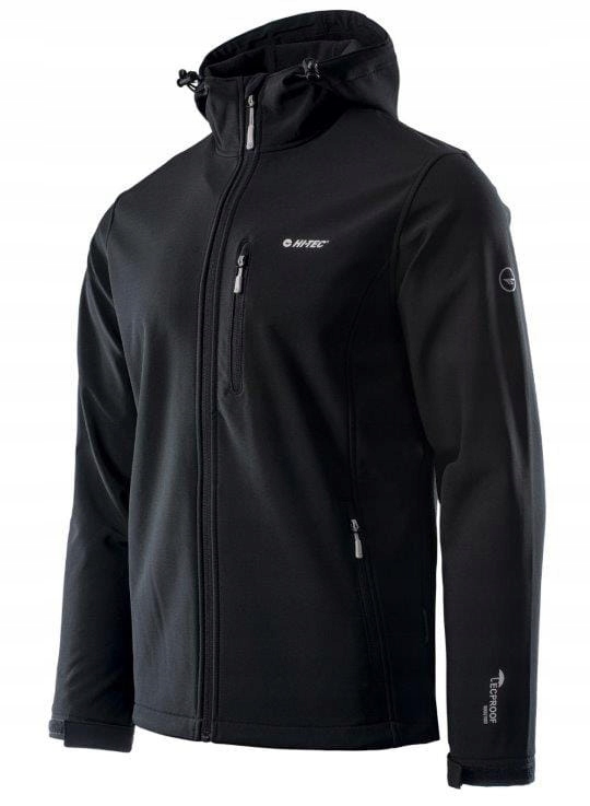 

Hi-tec Caen Kurtka Męska Softshell Czarny Kaptur M