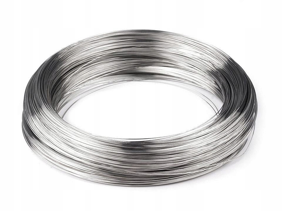 Paměťový drát na náhrdelníky 15 cm 1000 g