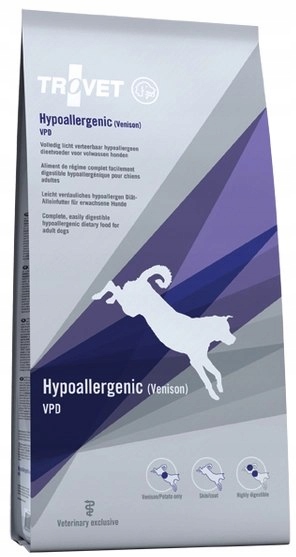 Trovet Vpd Hypoallergenic Venison pro psa 3 kg