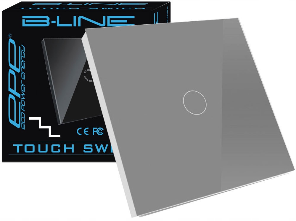 

B-line Prs Włącznik Dotykowy Szklany Schodowy 1G