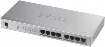 Zyxel GS1008-HP, 8 Port Gigabit PoE+ unmanaged desktop Switch, 8 x PoE, 60