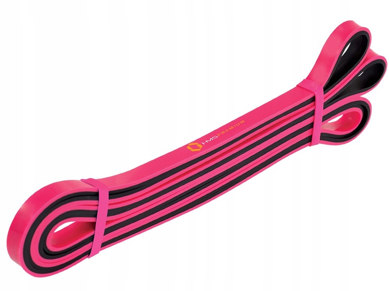 

Guma do ćwiczeń Hms GU06 Różowo-czarny