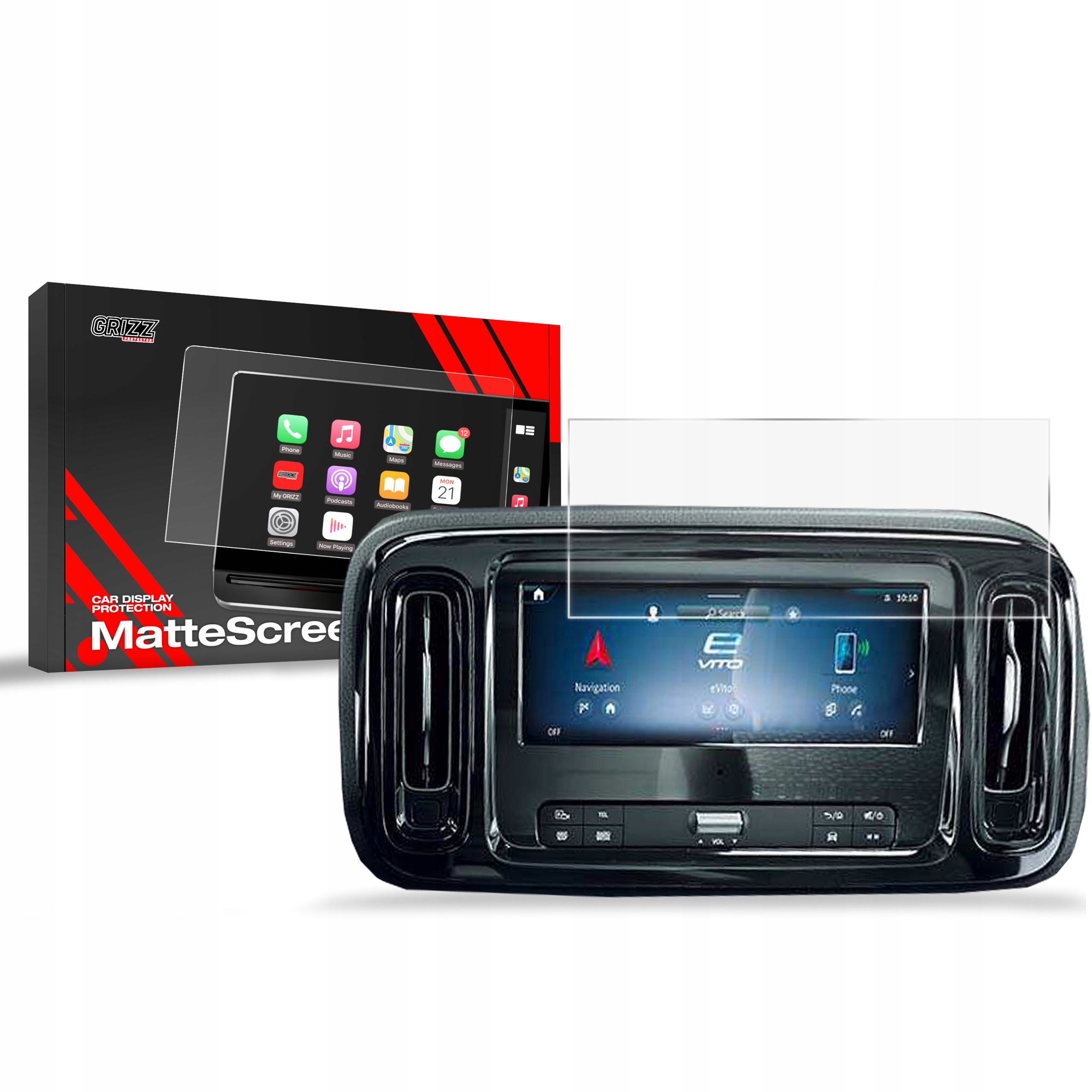Folia Antyodciskowa do Mercedes Vito Mbux 10,25" (2023-2025)