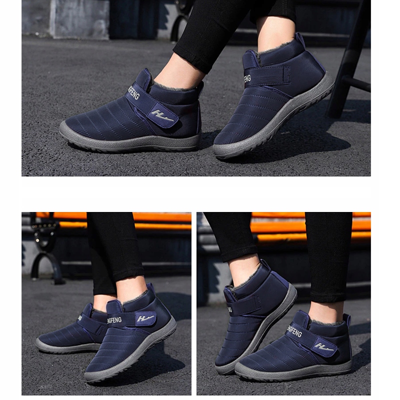 BUTY NA ŚNIEG ZIMOWE OCIEPLANE GRANAT UNISEX 43 Wysokość niskie