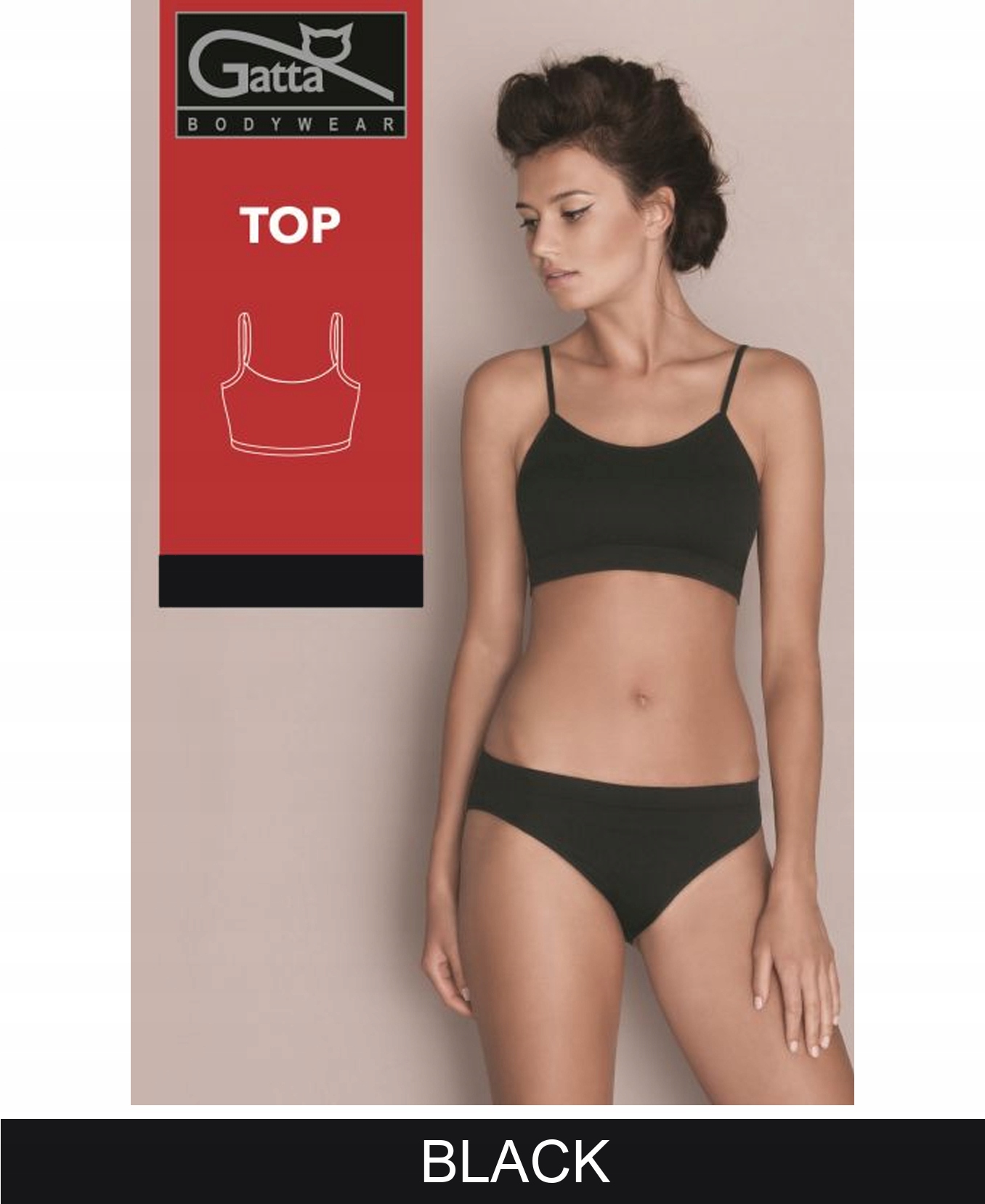 GATTA Koszulka Top 60 DEN L/black