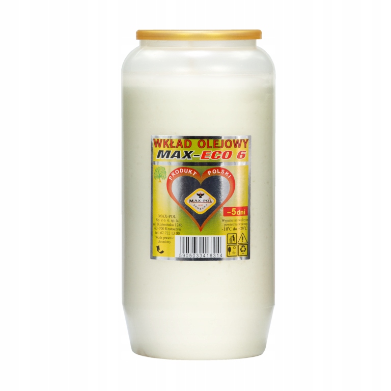 

Max Pol Wkład do znicza Max Eco 6