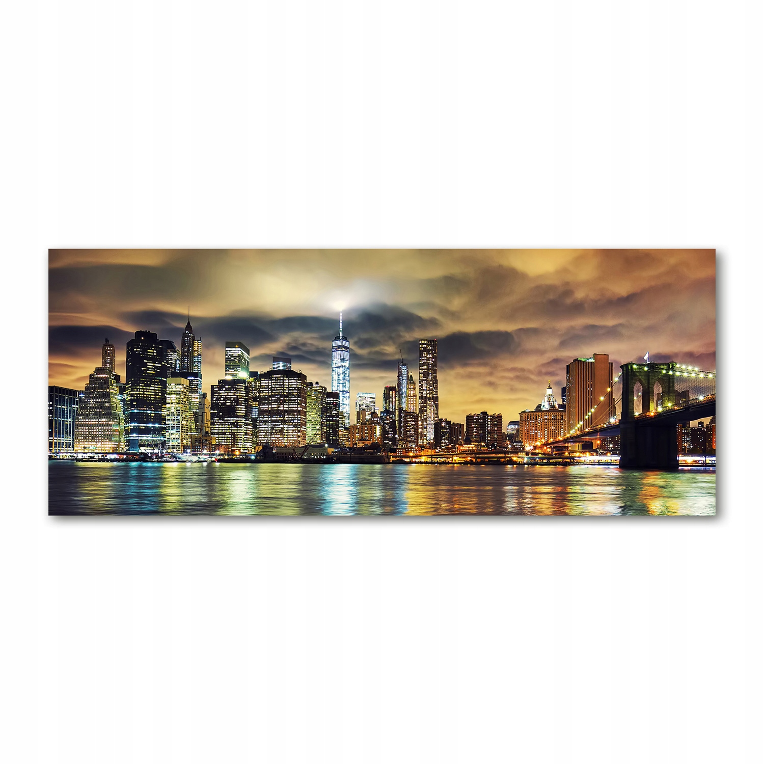 Fotoobraz sklo akryl Manhattan New York 125x50