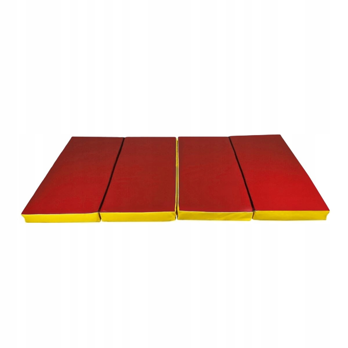 gymnastická matrace 200x100x5 cm (4 kusy) červeno-žlutá