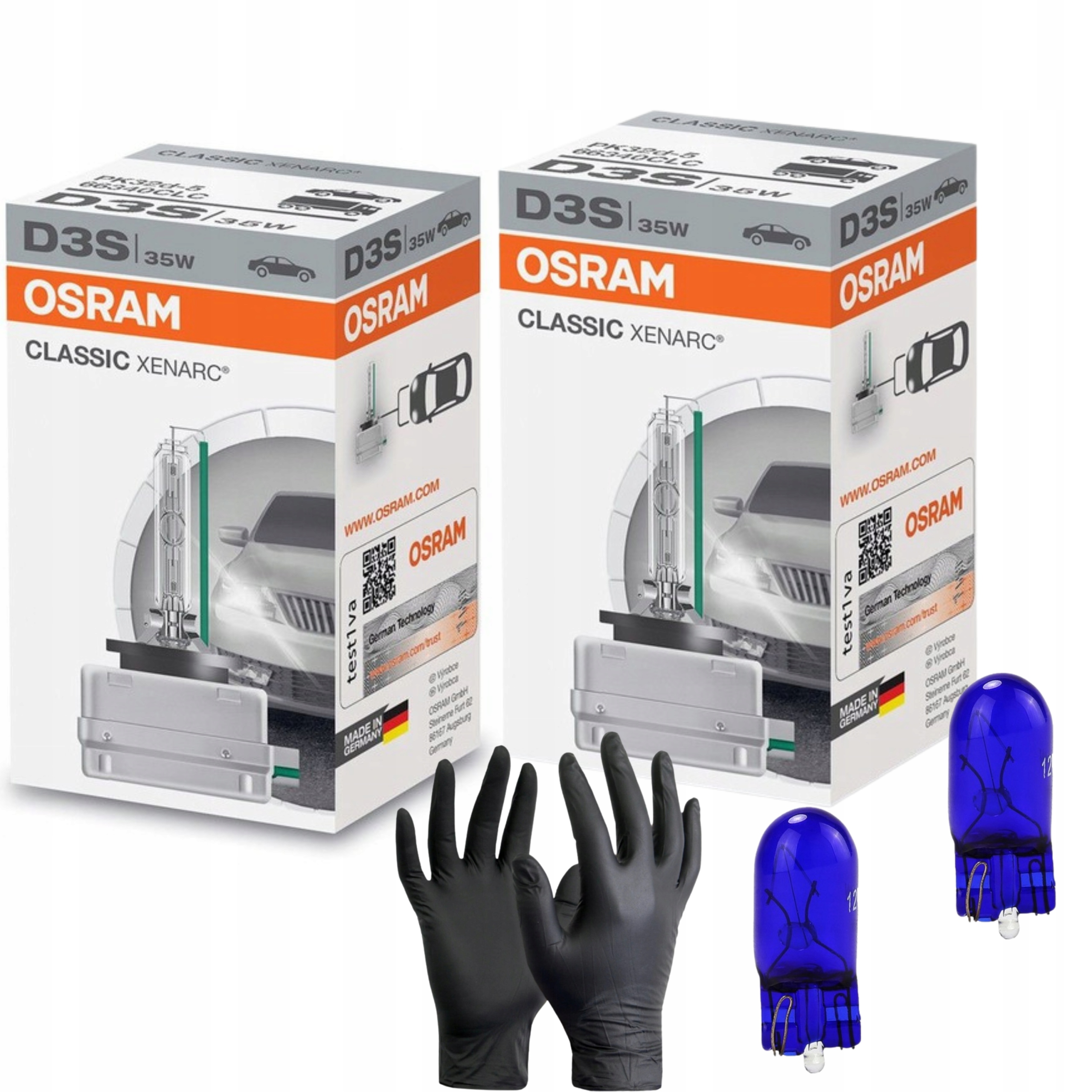 Žárovka D3S Xenon 35W Osram Classic Xenarc 4300K Originál Německo Bonus