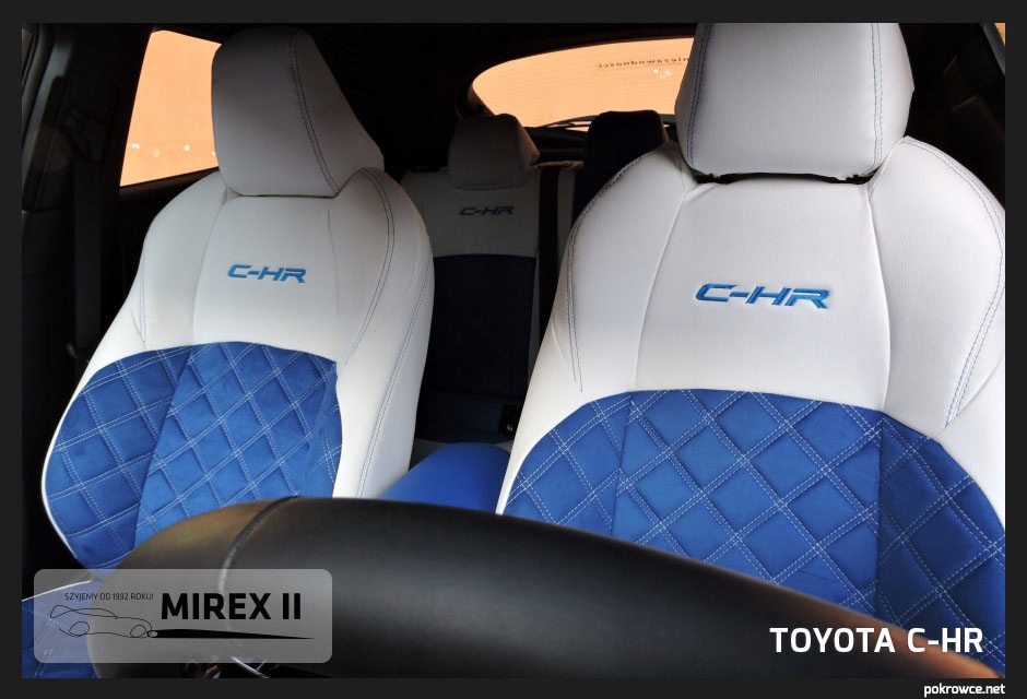 Pokrowce ze skóry i alkantary Toyota C-HR Rodzaj Dedykowane