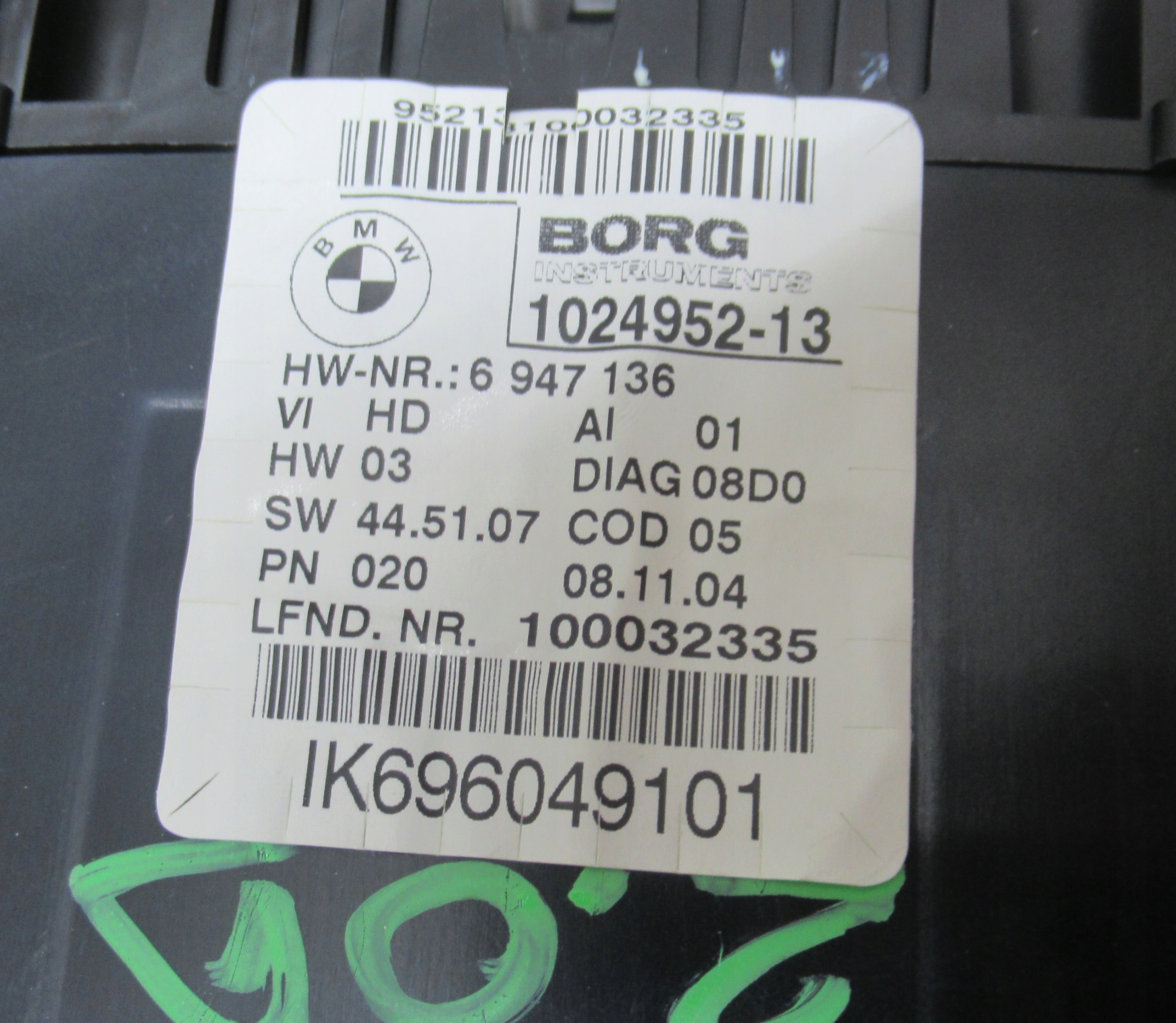 BMW E87 2.0 D dials dials EUROPA 6947136