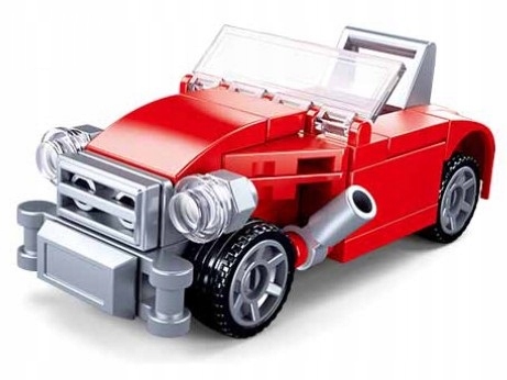 

Klocki Sluban Czerwony Cabriolet Samochód Auto