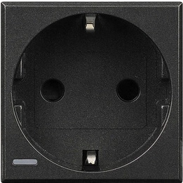 Axolute Zásuvka Schuko 2P Z 16A Antracit Bticino HS4141