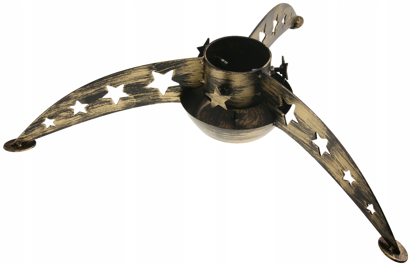 Stojan Na Vánoční Stromek Velký Vánoční Stromek Hvězdičky Patina Zlatá