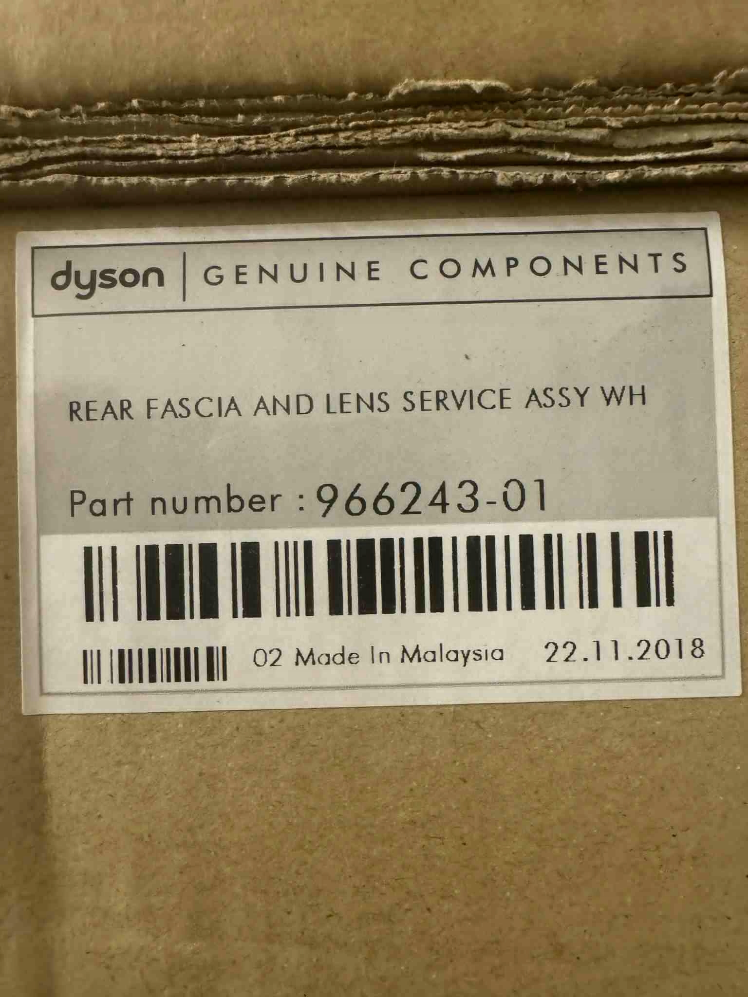 Zadní část palubní desky Dyson Airblade 966243-01