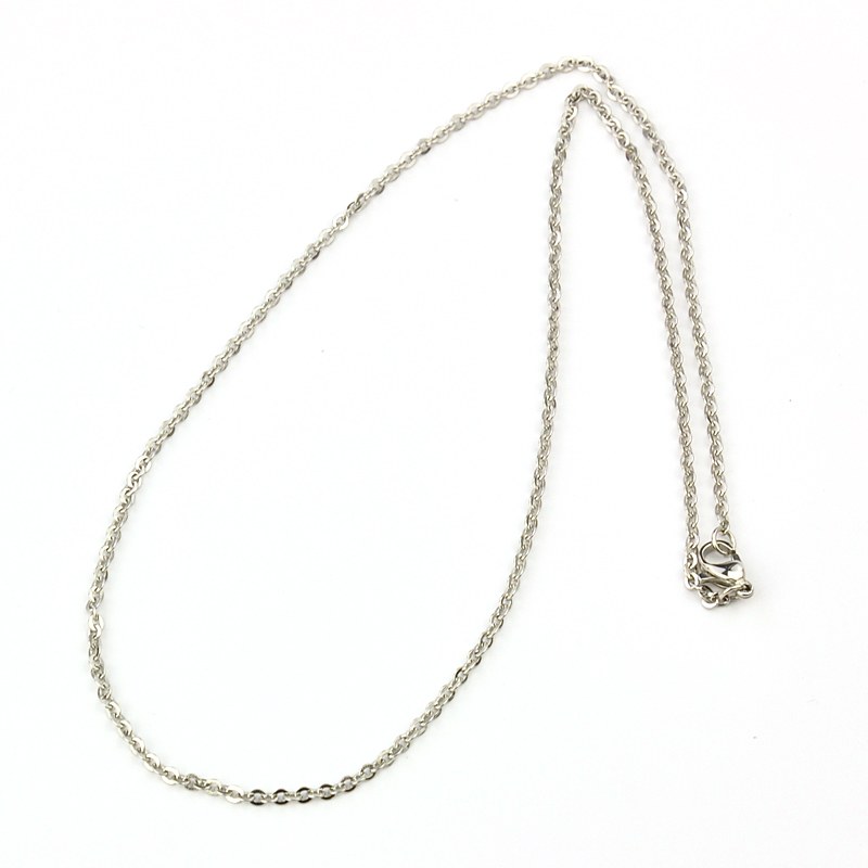

Fusima łańcuszek stal chirurgiczna 1,5 mm 45 cm