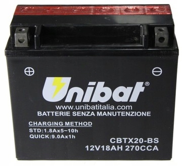 Batéria Fulbat YT12A-BS