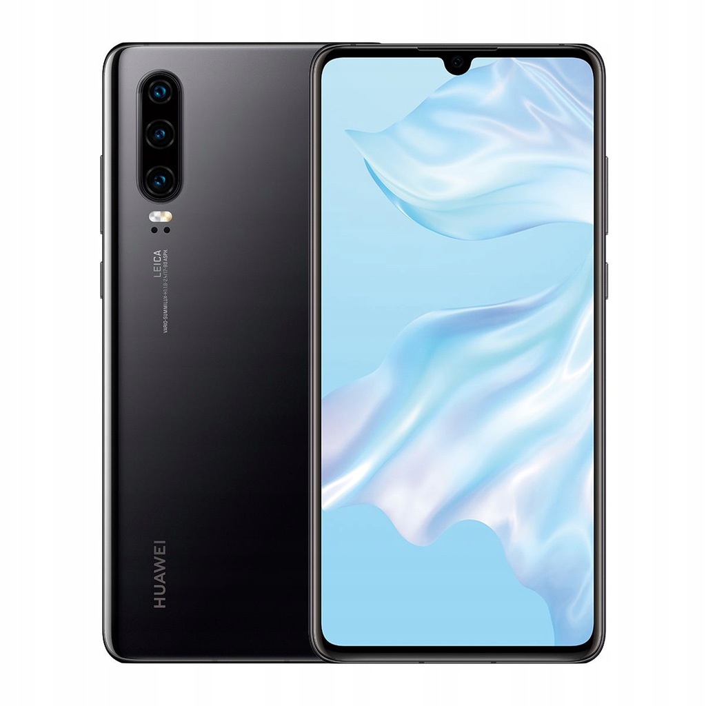 HUAWEI P30 （ELE-L29） Huawei P30 ELE-L29 128GB 6GB Ram Black Dual Sim - 7997119195