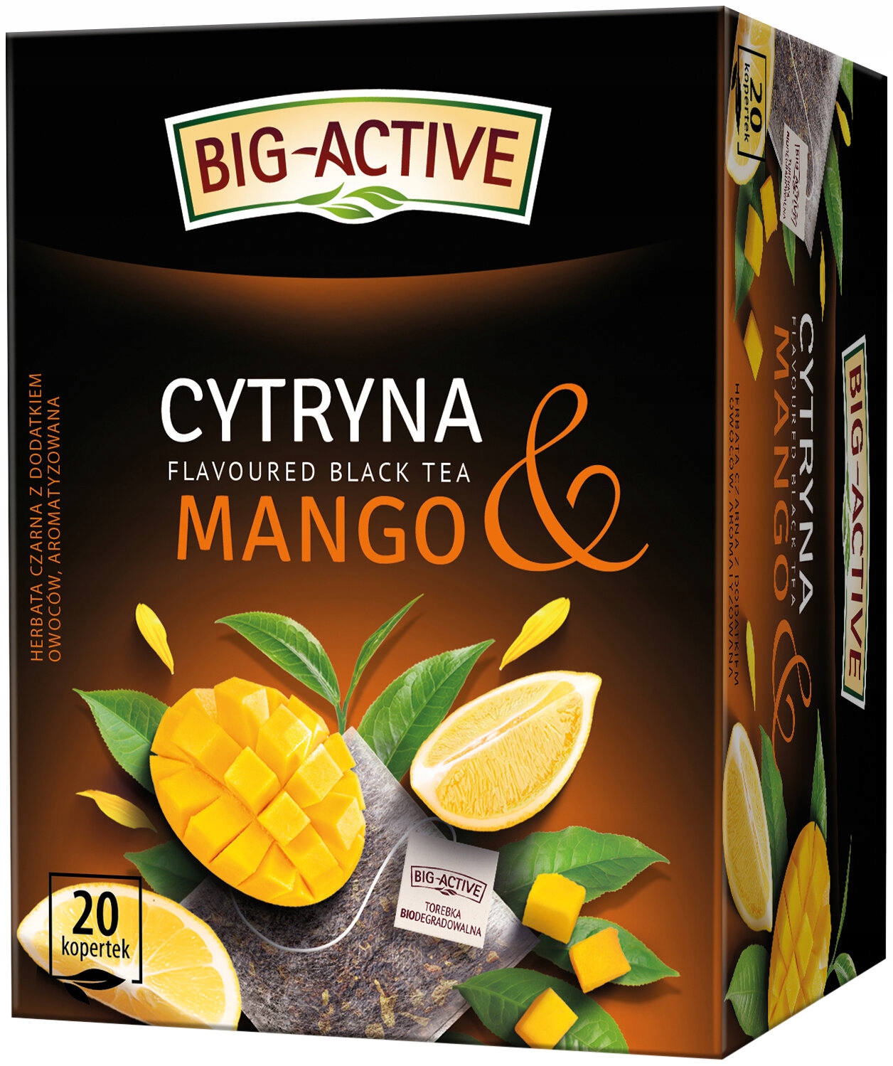 Levně 7x Big-Active Citron Mango čaj 20 sáčků
