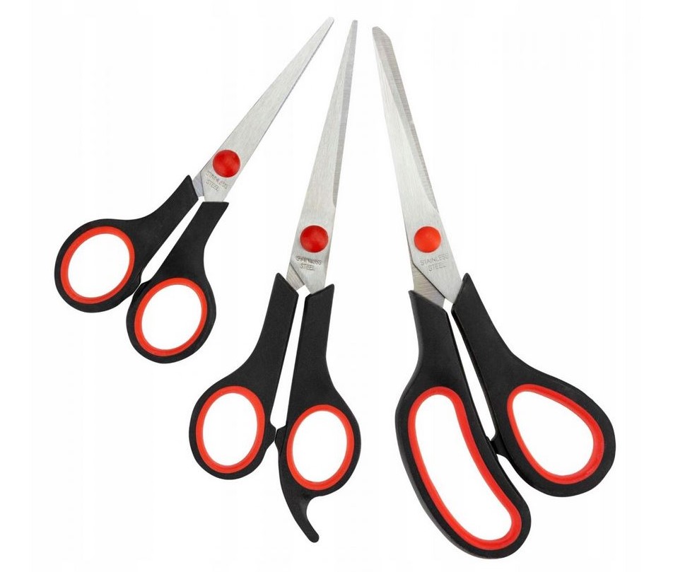 ZESTAW NOŻYCZEK UNIWERSALNE WYTRZYMAŁE MOCNE OSTRE