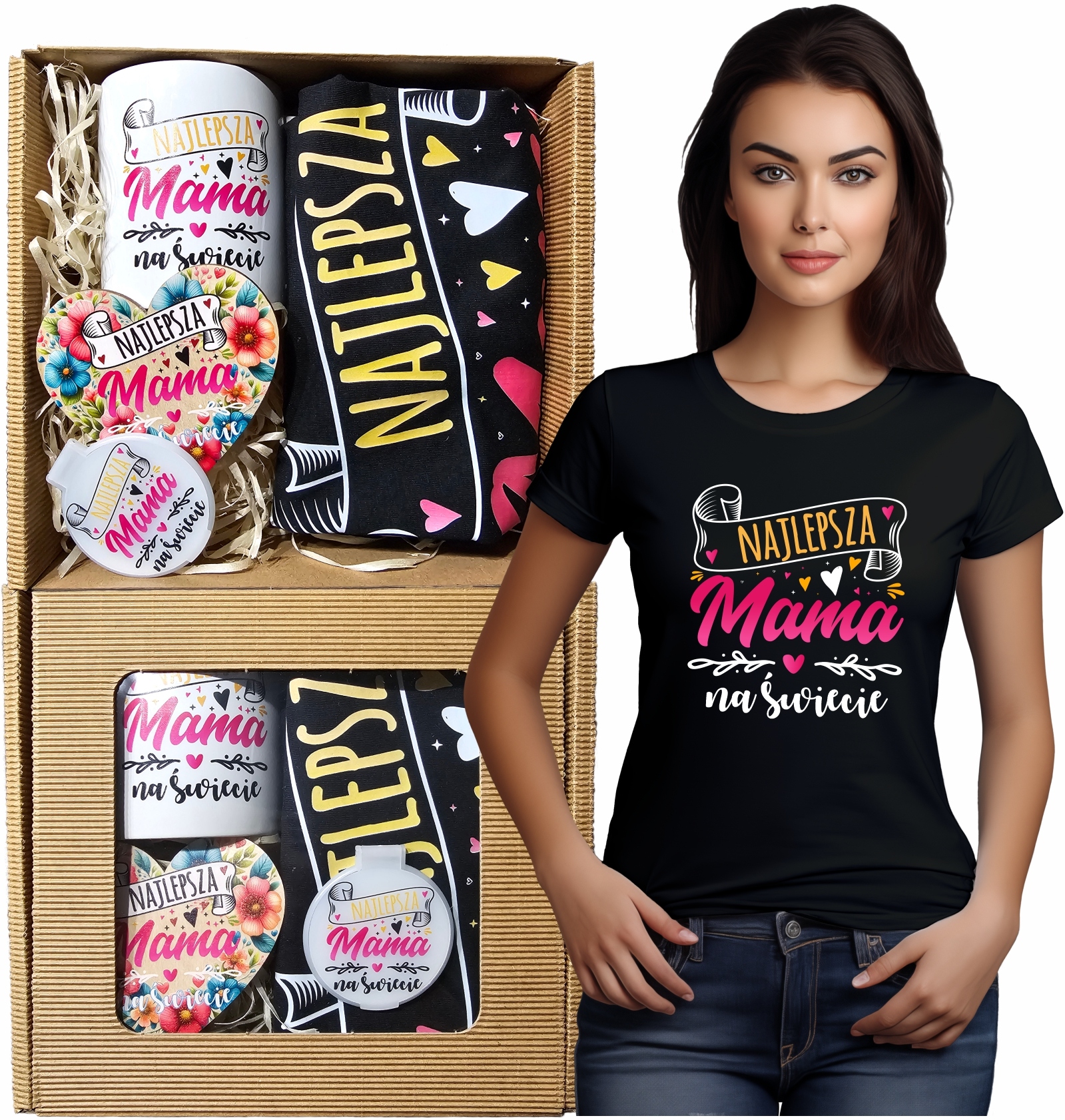 PREZENT DLA MAMY DZIEŃ MAMY MATKI Upominek KOSZULKA T-SHIRT DAMSKA