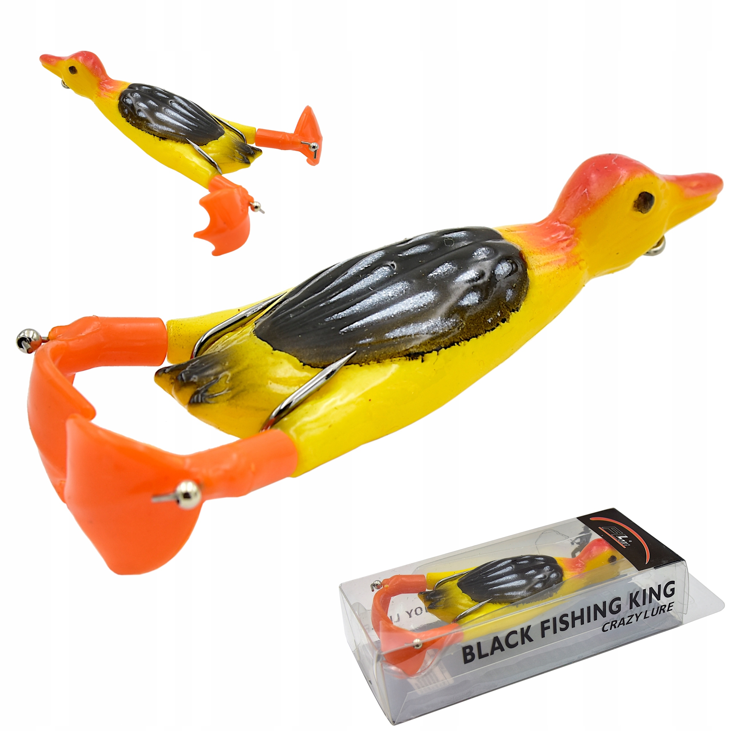 

Kaczka antyzaczepowa 3D Wobler Spinning Szczupak