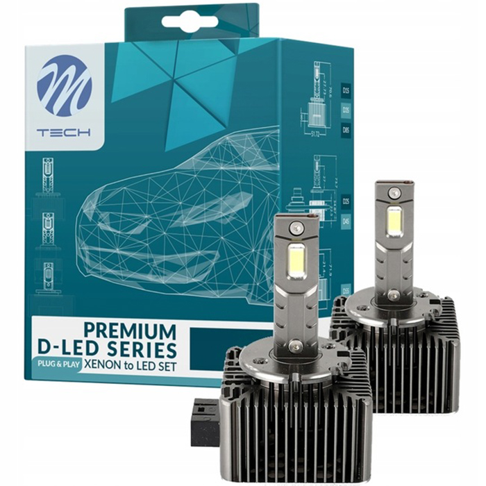 

Retrofit D1S Led Plug&Play 2 Szt. 6000K 8400LM