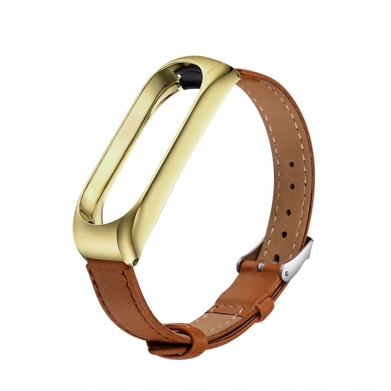 

Pasek Opaska Skórzana Skóra do Xiaomi MI Band 3 4