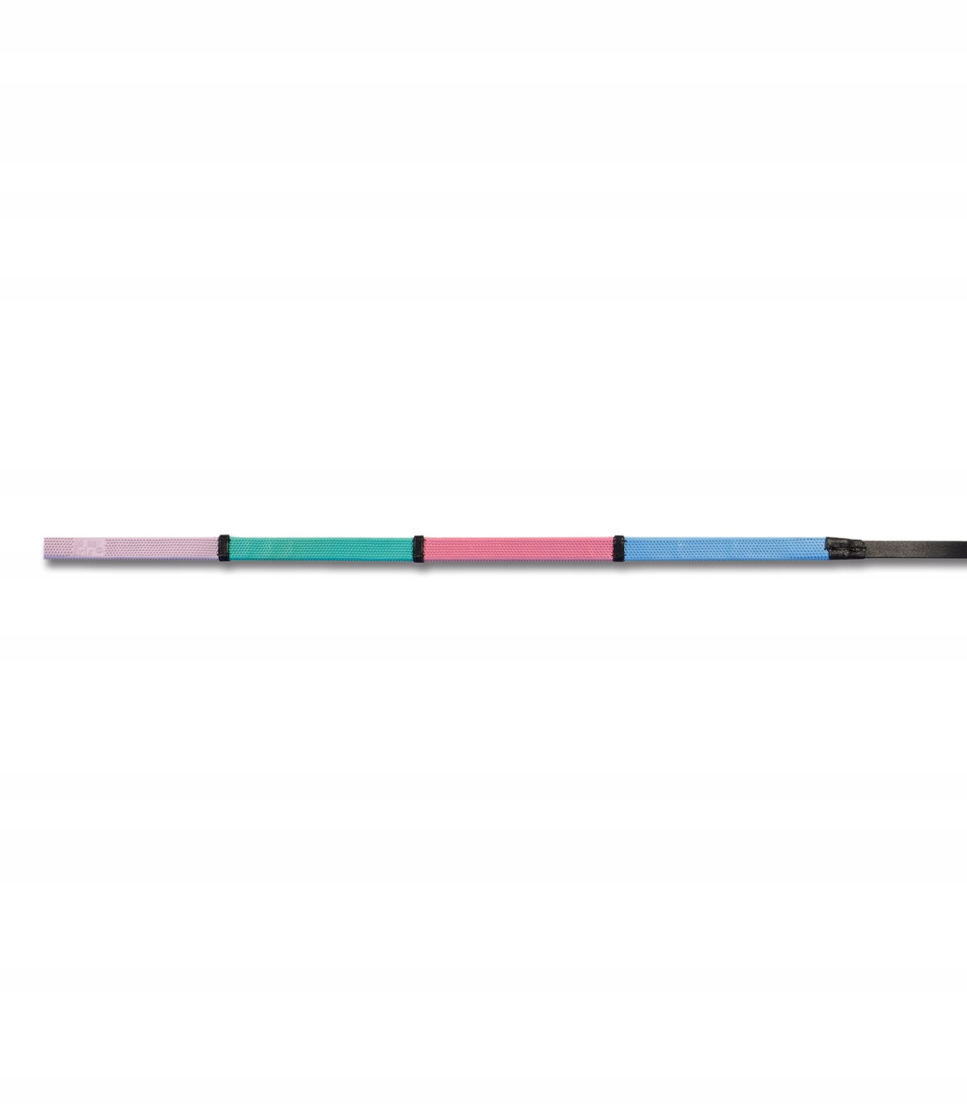Wodze gumowe dla konia Star Rainbow 22mm ze stoperami wielokolorowe Full