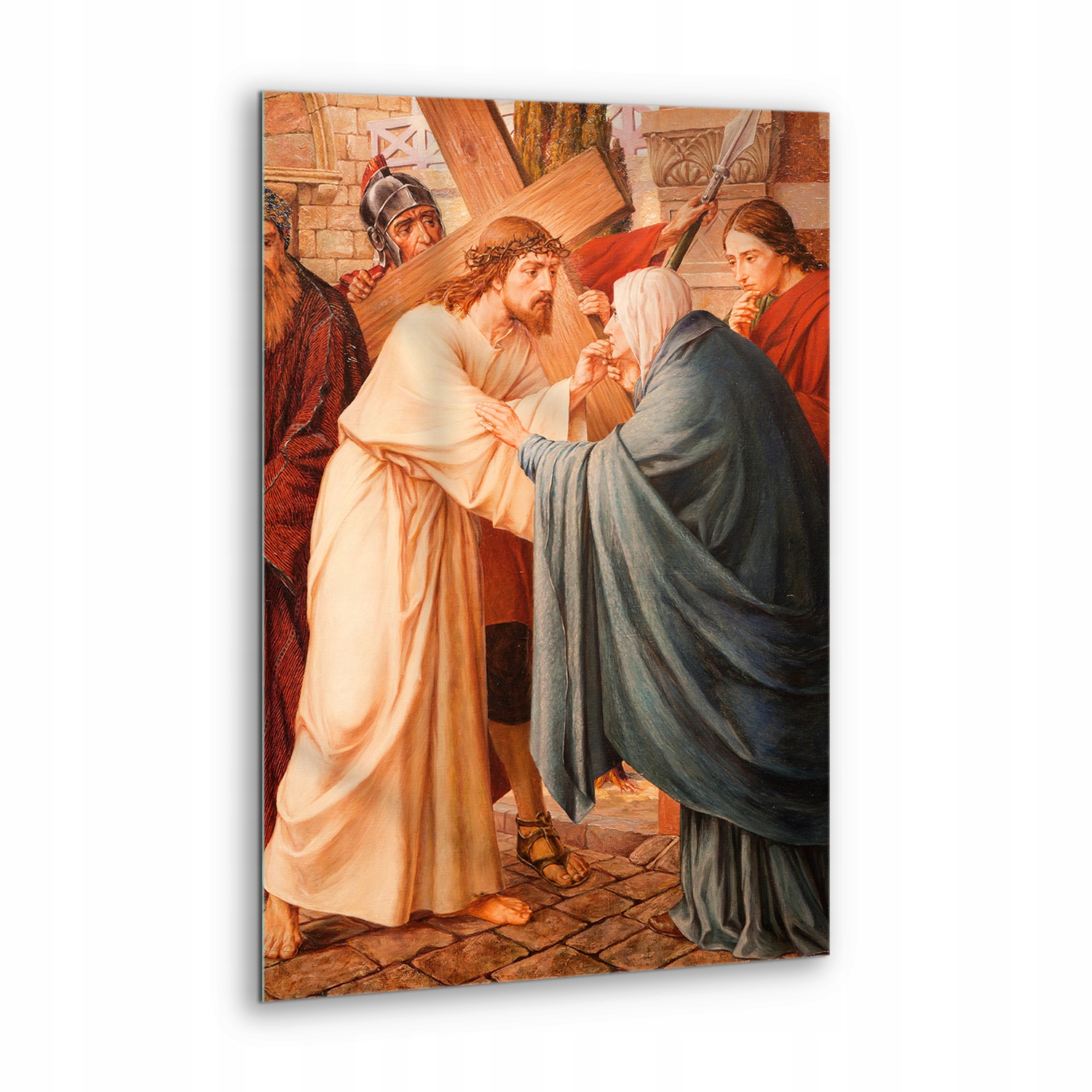 Skleněný obraz Náboženský Ježíš a Marie