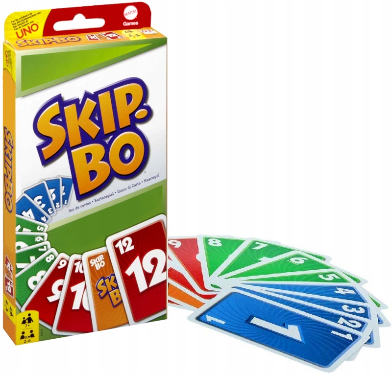 GRA KARCIANA SKIP-BO KARTY MATTEL 52370