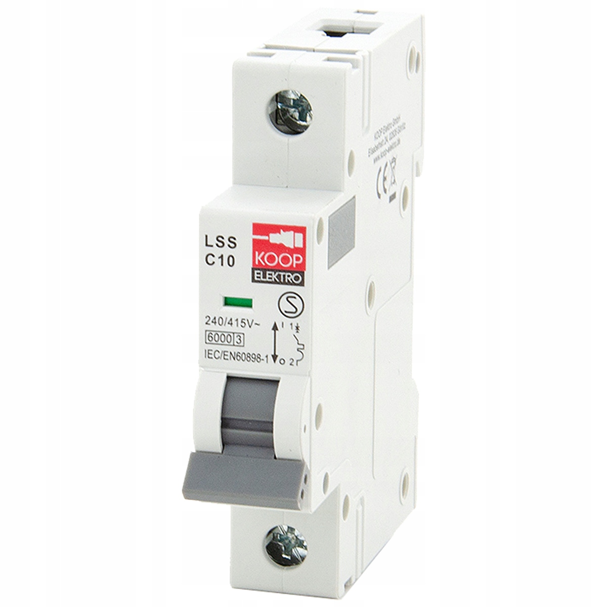 

Wyłącznik Bezpiecznik Nadprądowy C10 1P 10A Koop