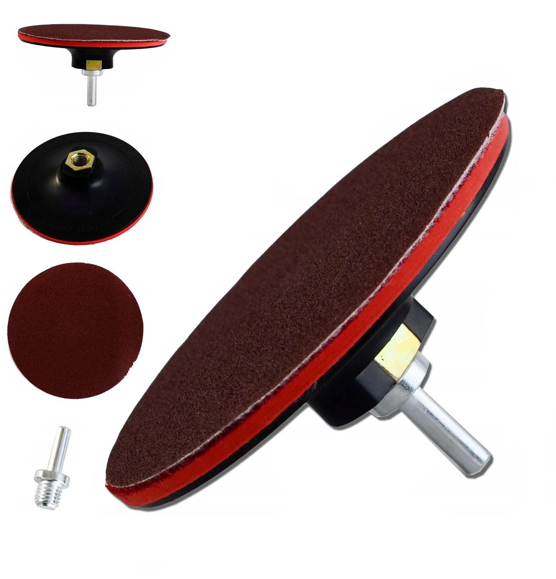 DYSK ELASTYCZNY Z RZEPEM SZLIFIERKĘ WIERTARKĘ 180