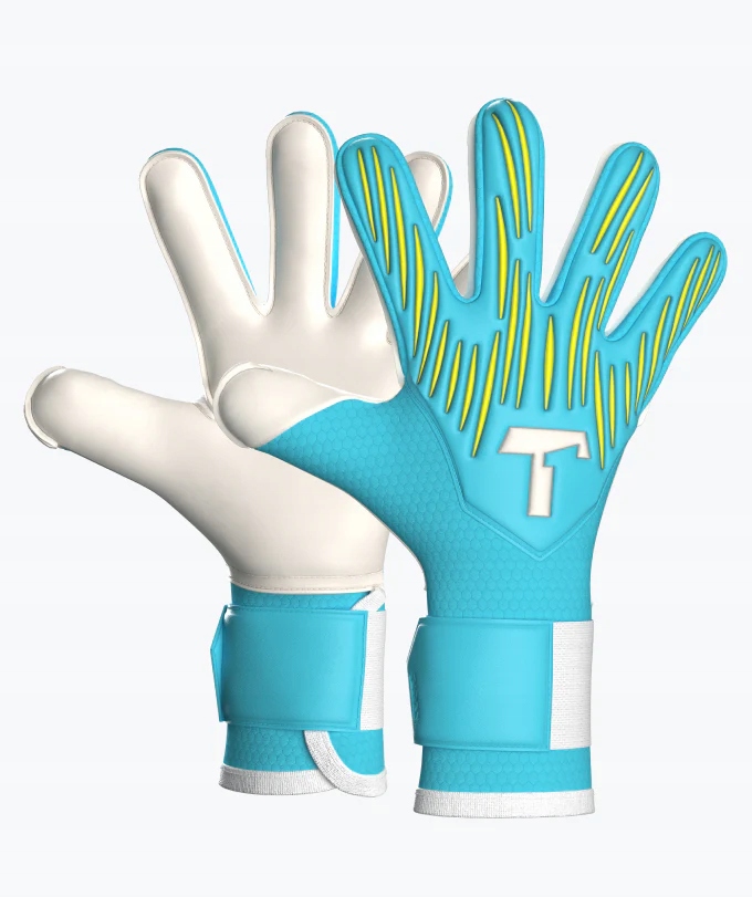 Rękawice bramkarskie T1TAN Rebel 2.0 Sky Blue Junior