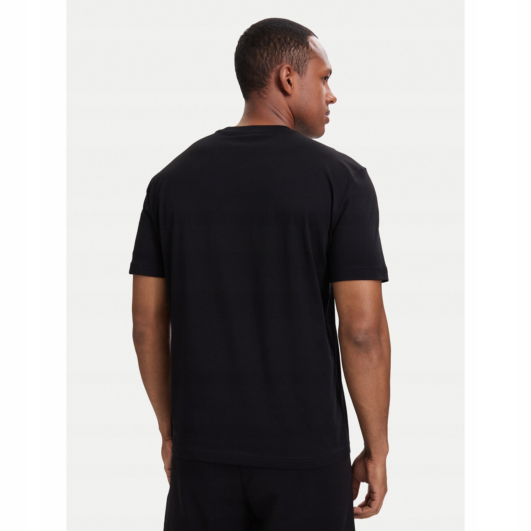 Męskie T-Shirt 7M002415 AF10375 czarny