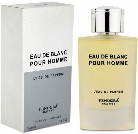 Pendora Scents Eau De Blanc Pour Homme 100 ML Parfémovaná Voda Pro Muže