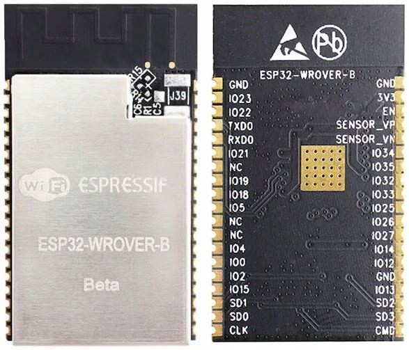 Moduł Espressif ESP32-WROVER-B 16M, Wi-Fi, Bluetooth