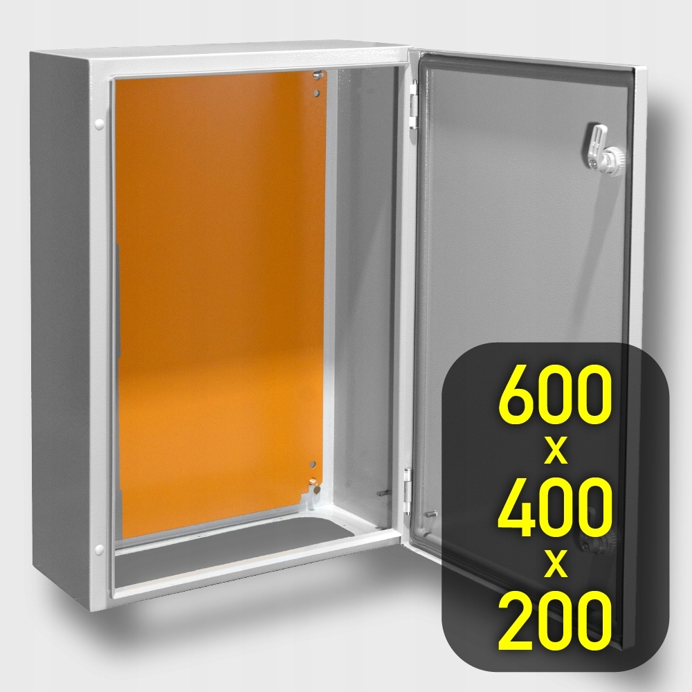 Skrzynka Elektryczna Obudowa Metalowa Rozdzielcza 600x400x200mm [047]