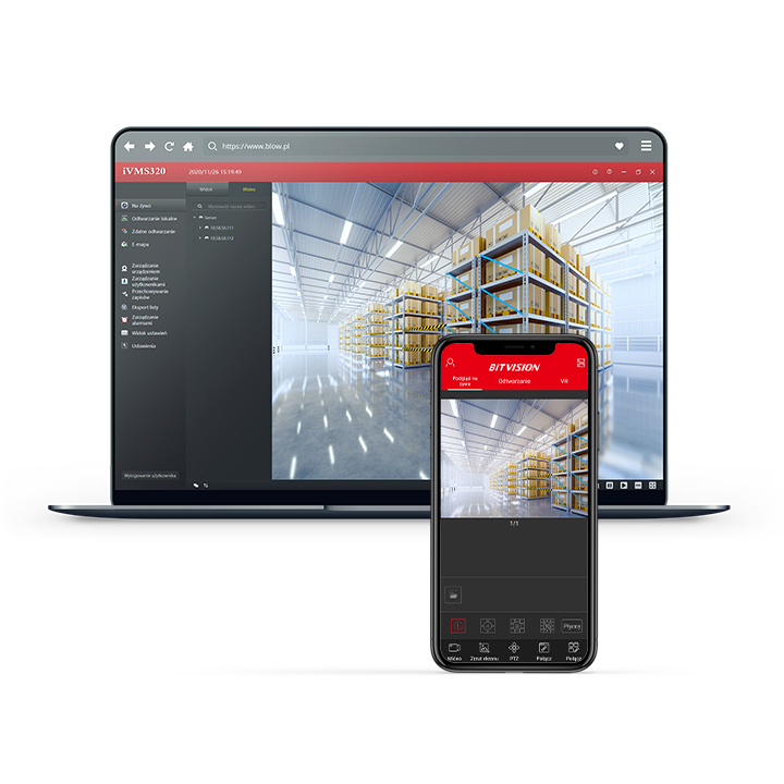 Kamera IP BLOW Inteligentna AI 2MP Starvis POE SD Technologia IP