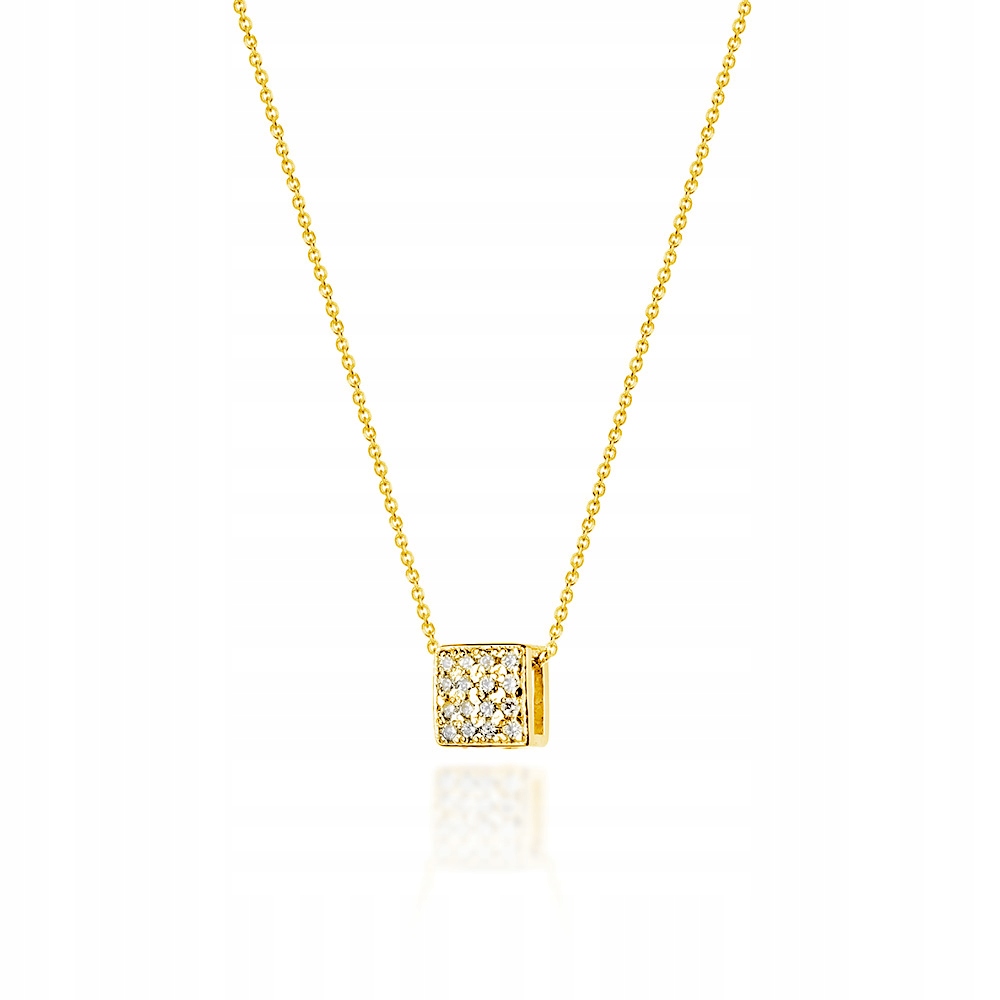 

Łańcuszek Złoty Z Brylantami Celebrytka